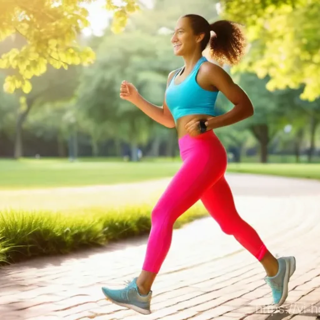 회복탄력성을 위한 삶의 균형 찾기 - **Prompt 1: "A vibrant, dynamic shot of a person in their late 20s or early 30s, dressed in comforta...