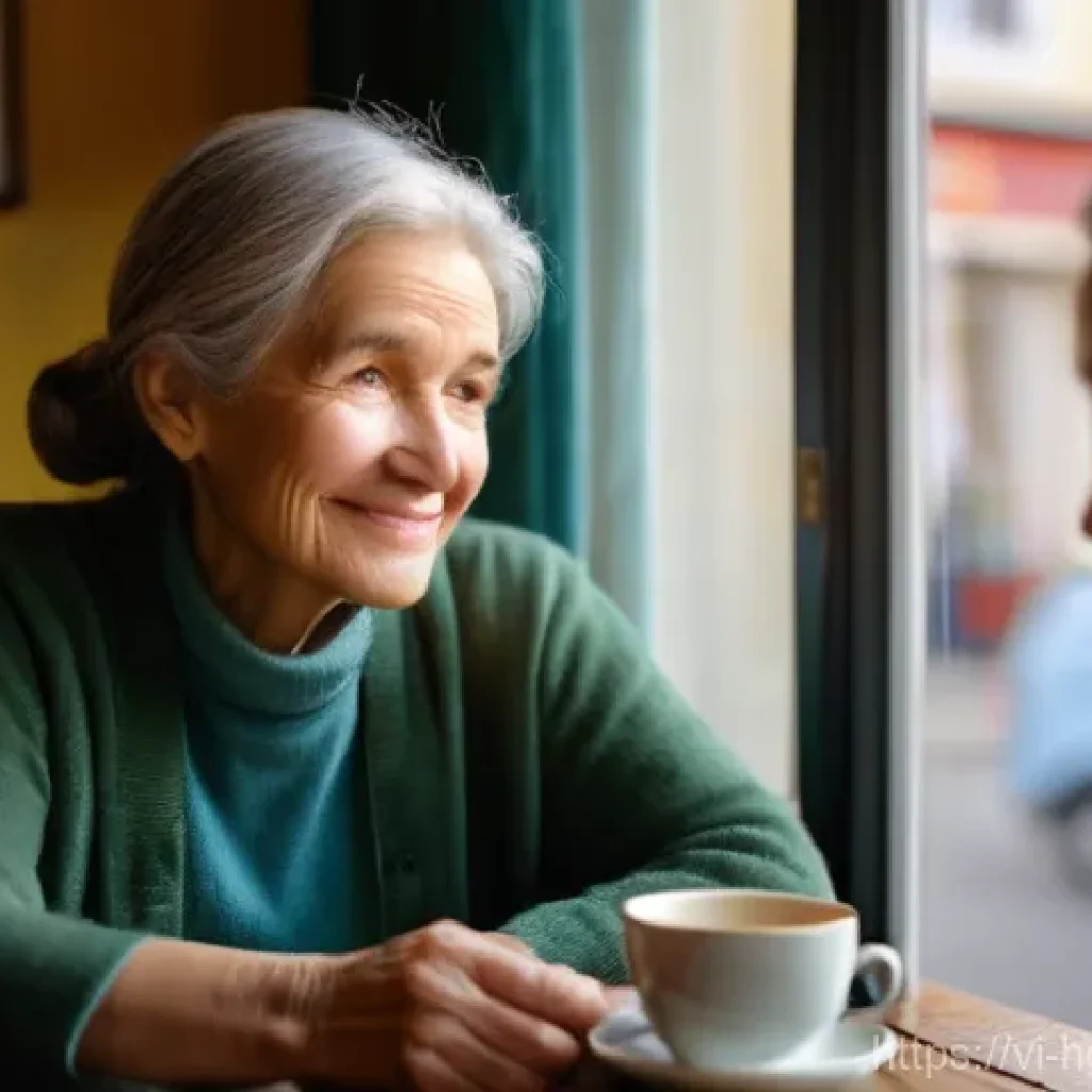 회복탄력성을 위한 공감 능력 기르기 - **Prompt:** "A heartfelt moment of deep connection and understanding between two people. A young wom...