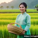 Home 17 회복탄력성을 위한 재무 관리 기법 - **Prompt:** A young Vietnamese woman in her early 20s, wearing a traditional Áo dài in a light paste...